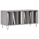vinylskab 100x38x48 cm konstrueret træ grå sonoma-eg