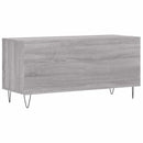 vinylskab 100x38x48 cm konstrueret træ grå sonoma-eg