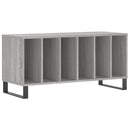 vinylskab 100x38x48 cm konstrueret træ grå sonoma-eg