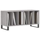 vinylskab 100x38x48 cm konstrueret træ grå sonoma-eg