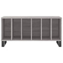 vinylskab 100x38x48 cm konstrueret træ grå sonoma-eg