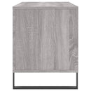 vinylskab 100x38x48 cm konstrueret træ grå sonoma-eg