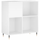 vinylskab 84,5x38x89 cm konstrueret træ hvid