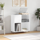 vinylskab 84,5x38x89 cm konstrueret træ hvid