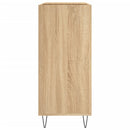 vinylskab 84,5x38x39 cm konstrueret træ sonoma-eg
