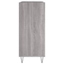 vinylskab 84,5x38x39 cm konstrueret træ grå sonoma-eg