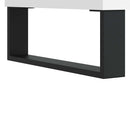 vinylskab 84,5x38x89 cm konstrueret træ hvid