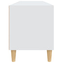 tv-bord 100x34,5x44,5 cm konstrueret træ hvid