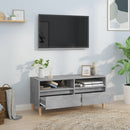 tv-bord 100x34,5x44,5 cm konstrueret træ betongrå