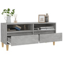 tv-bord 100x34,5x44,5 cm konstrueret træ betongrå