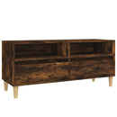 tv-bord 100x34,5x44,5 cm konstrueret træ røget egetræsfarve