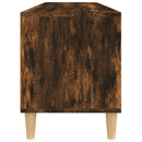 tv-bord 100x34,5x44,5 cm konstrueret træ røget egetræsfarve