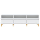 tv-bord 150x30x44,5 cm konstrueret træ hvid