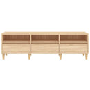 tv-bord 150x30x44,5 cm konstrueret træ sonoma-eg