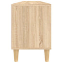 tv-bord 150x30x44,5 cm konstrueret træ sonoma-eg