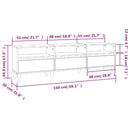 tv-bord 150x30x44,5 cm konstrueret træ sonoma-eg