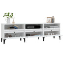 tv-bord 150x30x44,5 cm konstrueret træ hvid
