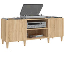 pladeskab Sonoma eg 121x38x48 cm konstrueret træ