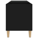 vinylskab 84,5x38x48 cm konstrueret træ sort