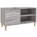 vinylskab 84,5x38x48 cm konstrueret træ grå sonoma-eg