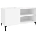vinylskab 84,5x38x48 cm konstrueret træ hvid