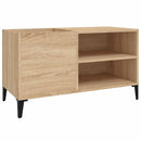vinylskab 84,5x38x48 cm konstrueret træ sonoma-eg