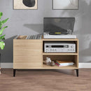 vinylskab 84,5x38x48 cm konstrueret træ sonoma-eg