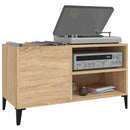 vinylskab 84,5x38x48 cm konstrueret træ sonoma-eg
