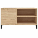 vinylskab 84,5x38x48 cm konstrueret træ sonoma-eg