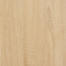 vinylskab 84,5x38x48 cm konstrueret træ sonoma-eg