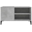 vinylskab 84,5x38x48 cm konstrueret træ betongrå