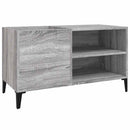 vinylskab 84,5x38x48 cm konstrueret træ grå sonoma-eg