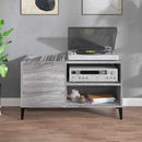 vinylskab 84,5x38x48 cm konstrueret træ grå sonoma-eg