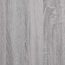 vinylskab 84,5x38x48 cm konstrueret træ grå sonoma-eg