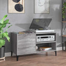 vinylskab 84,5x38x48 cm konstrueret træ grå sonoma-eg