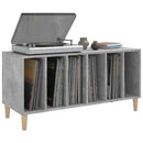 vinylskab 100x38x48 cm konstrueret træ betongrå