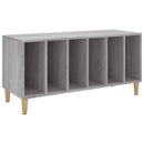 vinylskab 100x38x48 cm konstrueret træ grå sonoma-eg