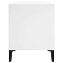 vinylskab 100x38x48 cm konstrueret træ hvid