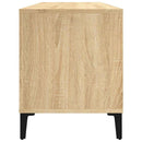 vinylskab 100x38x48 cm konstrueret træ sonoma-eg