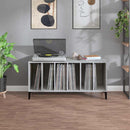vinylskab 100x38x48 cm konstrueret træ betongrå