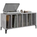 vinylskab 100x38x48 cm konstrueret træ betongrå