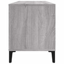 vinylskab 100x38x48 cm konstrueret træ grå sonoma-eg