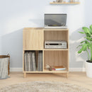 vinylskab 84,5x38x39 cm konstrueret træ sonoma-eg