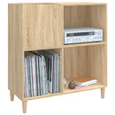 vinylskab 84,5x38x39 cm konstrueret træ sonoma-eg