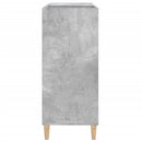 vinylskab 84,5x38x89 cm konstrueret træ betongrå
