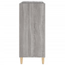 vinylskab 84,5x38x39 cm konstrueret træ grå sonoma-eg