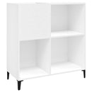 vinylskab 84,5x38x89 cm konstrueret træ hvid