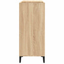 vinylskab 84,5x38x39 cm konstrueret træ sonoma-eg