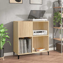 vinylskab 84,5x38x39 cm konstrueret træ sonoma-eg