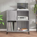 vinylskab 84,5x38x39 cm konstrueret træ grå sonoma-eg